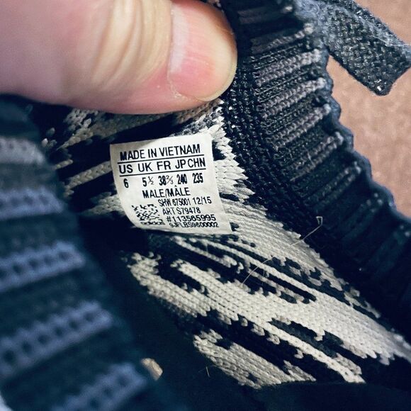 Mint Condition Adidas NMD Runner PK Glitch Camo Black White Nomad 6 Mens 7 Women - Picture 11 of 11